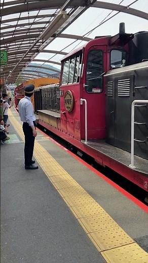 Torokko Romantic Train Arrives at Arashiyama — Kyoto's Most Scenic Railway 🍃