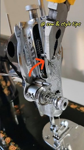 How to stop your sewing machine from making noise 🤔 quick fix ! #sewingmachines #sewhappy #ussewtips