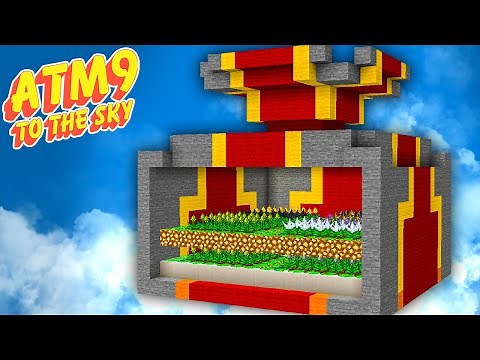 THE FASTEST RESOURCE FARM SETUP! EP7 | Minecraft ATM9: To The Sky [Modded Questing SkyBlock]