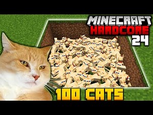 BREEDING MY CAT 100 TIMES in MINECRAFT HARDCORE (#24)