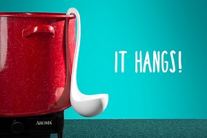 Swanky Swan Ladle: Soup ladle styled like a swan… that floats!