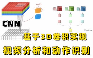 基于3D卷积实现视频分析和动作识别！（深度学习/计算机视觉/卷积神经网络可视化/图像处理/姿态估计）
