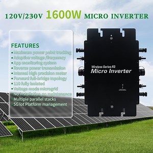 [Hot Item] High-Efficiency 1600W Micro Inverter 1600 Watts with MPPT Tracking Solar Microinverter Grid Tie Converter