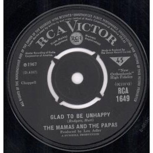The Mamas & The Papas - Glad To Be Unhappy
