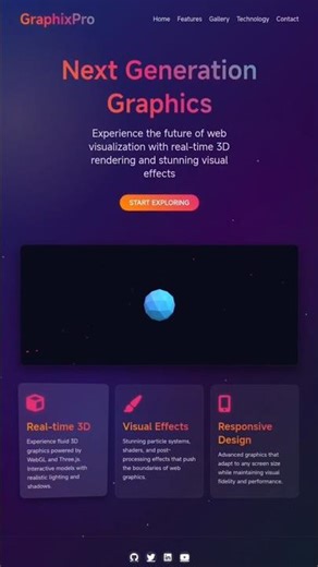 Code Web 3D Graphic #coding #programming #webdesign #codemaker #dev #html #foryou