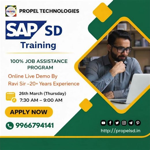 SAP SD Training – Online Live Demo📚 Learn from an Industry Expert!#propelsap