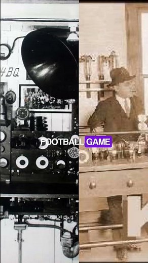 1921: First Radio Broadcast