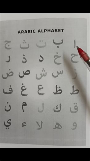 Alphabet Arabe #arab #arabic #alphabet #ramadan #fyp | arabic alphabet