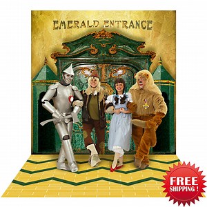 Emerald City Castle Door Backdrop: Wizard of Oz Fabric Photo Banner - Etsy