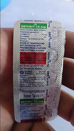 deviry 10 mg tablets medroxyprogesterone acetate teblets I,p #1000subscriber #100k #50k