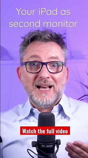 Wow! iPad as second monitor with Duet Display #shorts