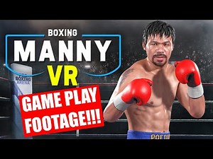 Manny Boxing VR - Gameplay footage