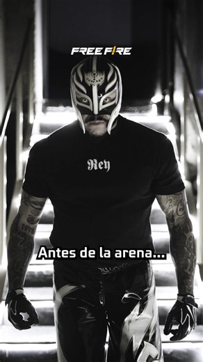 Rey Mysterio Free Fire: entrada y combate FFxAAA