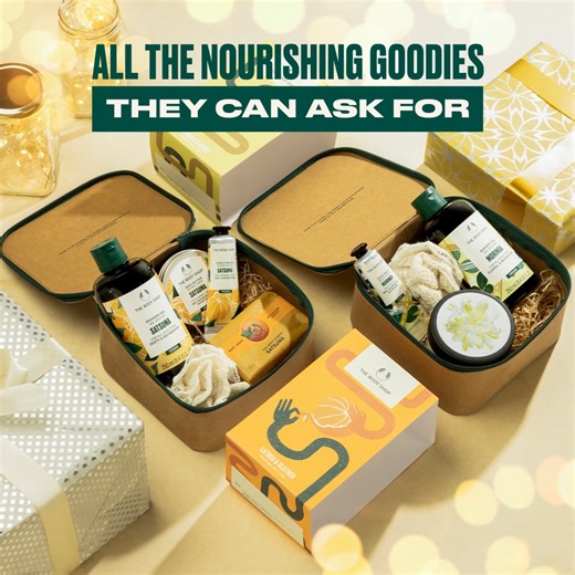 Our Satsuma & Moringa Gift Sets give the ultimate ‘I care about you, but also about your bathing ritual’ kinda vibe. Perfect for spreading those holiday feels with a zesty twist and a nourishing glow. 🎁✨ Because why gift basic when you can gift iconic? Tell us in the comments which one are you gonna go for? Shop via #linkinbio or call 91-7042004412 for same-day home delivery. Download the App Now! [The Body Shop, The Body Shop India, Vegan Skincare, Nature Inspired, Skincare, Changemaking Beaut