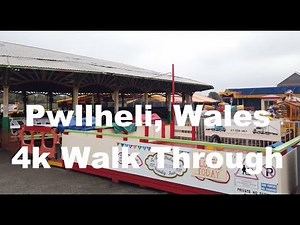 Pwllheli, Wales Town Centre - 4k Walk Through