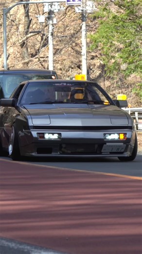 シャコタン 三菱スタリオン入場シーン #旧車 #奥多摩ダイサン #東京旧車会 #jdm