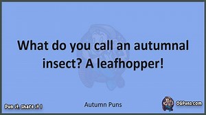 Autumn - Jokes, Puns, Wordplays, and Laughter