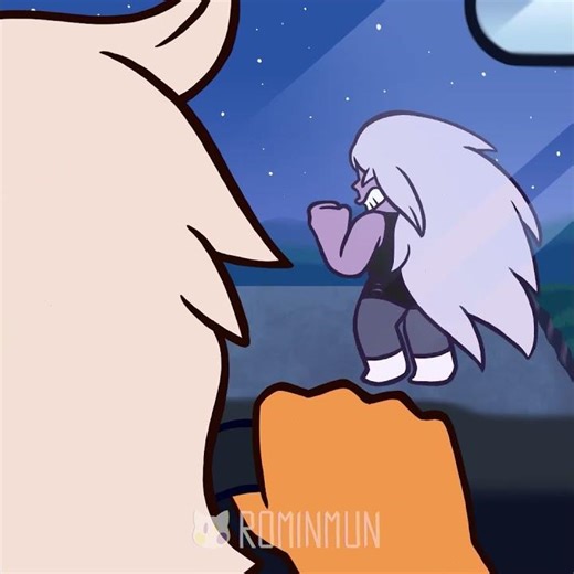 Jasper Runs Over Amethyst #stevenuniverse #animation #animationmeme