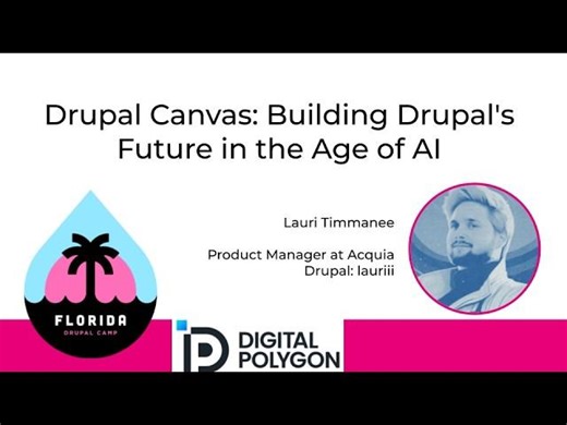 Drupal Canvas: Building Drupal s Future in the Age of AI | Rajab Natshah