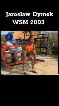 Jarek Dymek in the World's Strongest Man competition 2003