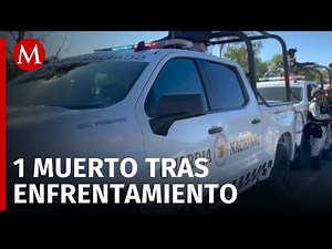 Armed confrontation in Aguascalientes leaves one police officer injured and one arrested.