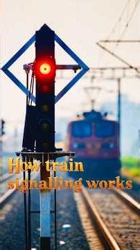 How Train Signaling works, Watch Till The End| #indianrailways #trainsignal #youtube #india #shorts