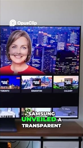 Samsung's Transparent Micro LED The Future of Displays!