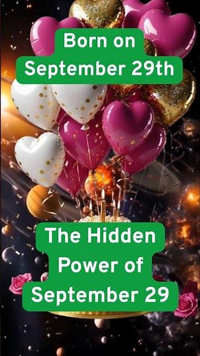 The Hidden Power of September 29 #September29Born #BirthdayZodiac #viral #short #trend