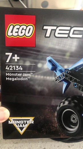 Shark Monster truck Megalodon #monsterjam #megalodon #monsterjammegalodon #lego #legotechnic #2in1build #42134 #monstertruck #sharkmonstertruck