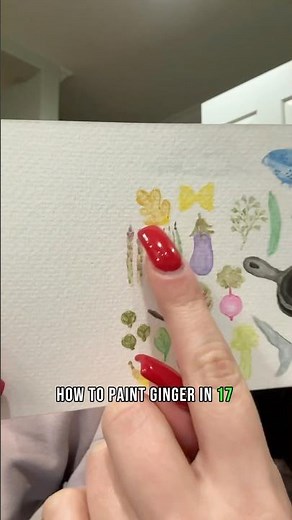 How to Paint Ginger in 17 Seconds Tutorial 🫚