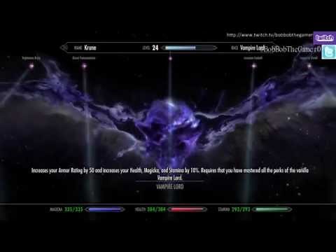Skyrim Mod Showcase: Royal Bloodline Vampire Perk Tree