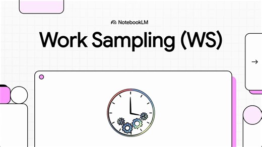 1 Work Sampling (WS) - What is it?