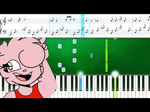 IT’S MUFFIN TIME (piggy meme) (Piano Tutorial With Sheets)