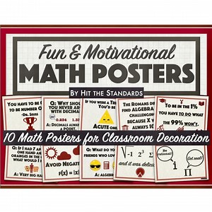 Educational Posters, Classroom Posters, Math Wall Art, Math Classroom Decoration, Printable Posters, Math Posters, Math Decoration, Teacher - Etsy UK