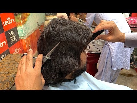 Super Relaxing ASMR Long Hair to Short Hair Transformation | Scissors Sounds