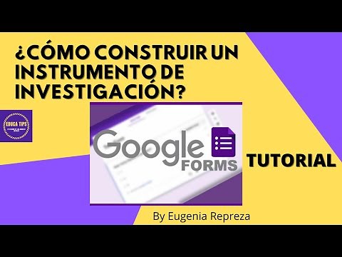 🔴 TUTORIAL GOOGLE FORMS: CÓMO CONSTRUIR UN INSTRUMENTO DE INVESTIGACIÓN FÁCILMENTE🔴 2022🔴