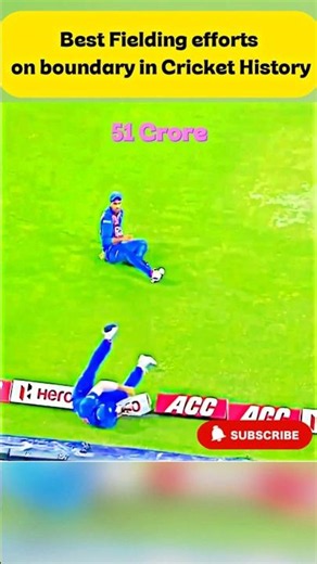 Best fielding efforts on boundary in cricket # #cricket #shorts
