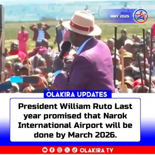 Naysayers crying “President lied on Narok Int’l Airport”? Let ‘em whine, WE Narok residents know the FACTS: Runway at 60% complete. Heavy Feb/March rains made construction impossible. Terminal building? Narok County’s responsibility, not Ruto’s. None of you social media critics have even visited the site! Facts are stubborn. If you hate President Ruto, go ahead and get in line you won’t change the facts, and you won’t be the first to hate on him.