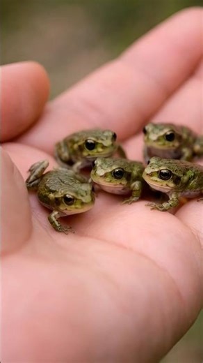 Smallest Frogs You've Ever Seen #wildlife #cutefactor #shorts
