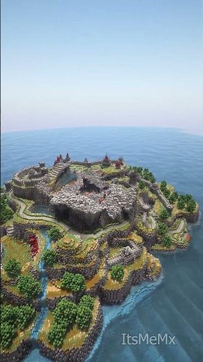 Hyrule Castle in Minecraft! #minecraft #minecraftbuilding