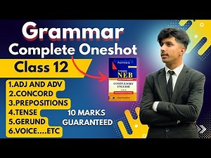 English Grammar Complete Oneshot🔥💯 | Class 12