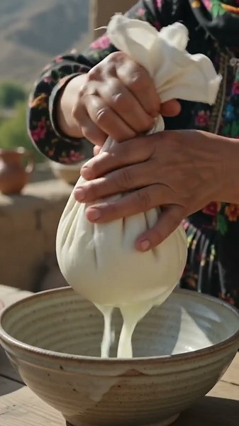village food secret recipe of Iran how to make authentic traditional rasgulla Nomadic lifestyle