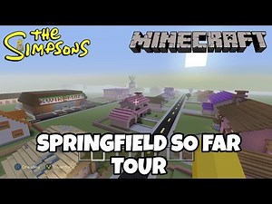 Minecraft Simpsons Springfield So Far Tour