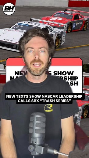 16K views · 453 reactions | NEW TEXTS SHOW NASCAR LEADERSHIP CALLS SRX “TRASH SERIES” | BrakeHard | Facebook