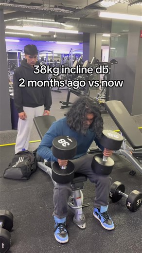 Gym Progress: 38kg Incline Dumbbell Workout Journey