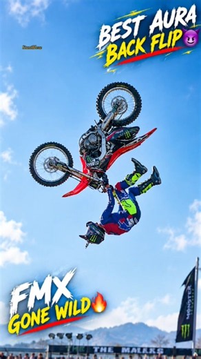 🏆 BEST AURA BACKFLIP! 😈 | FMX Freestyle Motocross Stunt 🏍️🔥