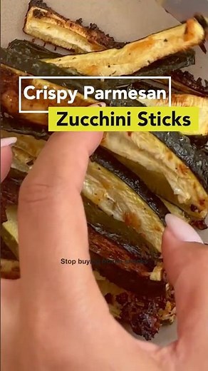 Crispy Parmesan Zucchini Sticks 🥒 Better Than Fries!