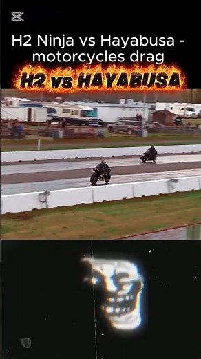 ये H2 vs HAYABUSA🥵 #shorts #shortvideo #superbike #dragrace #bikelover #kawasaki #h2 #h2r #hayabusa