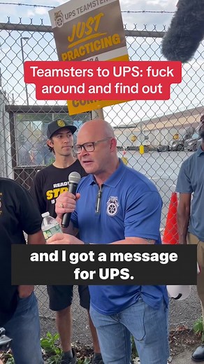 we’re out here in #solidarity with ups #teamsters in @Teamster 804