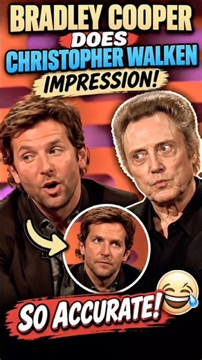 Bradley Cooper’s Christopher Walken Impression Is TOO ACCURATE 😂🎭